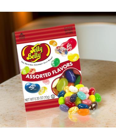 Jelly Belly 20-Pack Assorted Flavours Jelly Beans - Christmas & Holidays Candy - Vegan Candy Dairy Free Snacks Kosher Candy Gluten Free Bulk Candy Stocking Stuffers for Teens - Buy Online on GoSupps.com