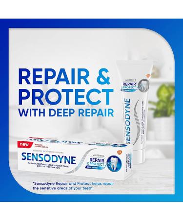 Sensodyne Repair & Protect 75mL with Novamin (Pack of 2) - Canadian Formula - Buy Online on GoSupps.com