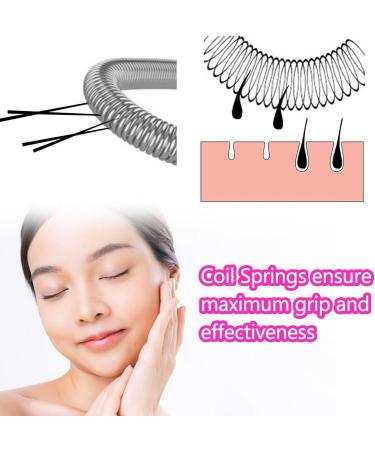 Facial Hair Remover Spring Set for Quick & Effective Hair Removal - Black Rose Red - Buy Online on GoSupps.com