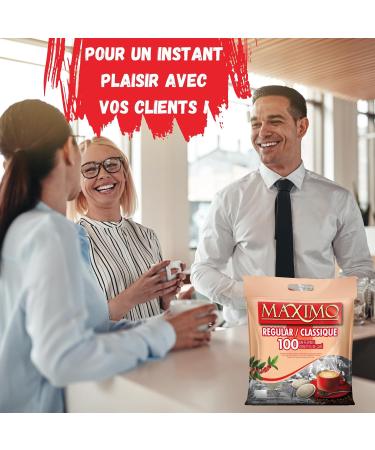 MAXIMO | 100 SENSEO compatible coffee pods | Individually packaged for better preservation and impeccable hygiene (1 Classic) - Buy Online on GoSupps.com
