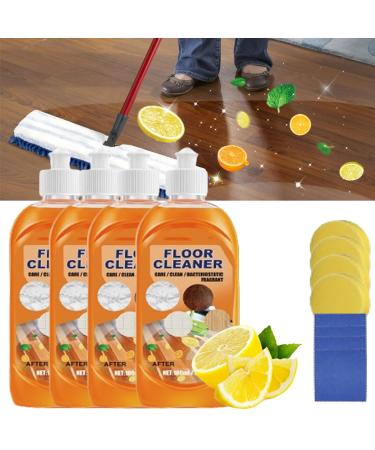 Associationi Powerful Floor Cleaner The Floor is Effectively Cleaned Fresh Japanese Multi Purpose Cleaner Multi Effect Cleaning Without Damaging The Floor Floor Cleaner for Mopping (4pcs)