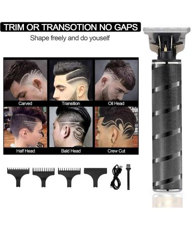 Zero Gapped Electric T Blade Trimmer - Cordless USB Rechargeable Hair Clippers for Men | Salon Grooming & Beard Cutting Kit - Buy Online on GoSupps.com