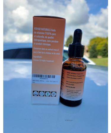 100% Pure Vitamin E Oil 30 000 IU - Skin Face Hair & Nail Care - 30 ml (Pack of 1) - International Shipping Available - Buy Online on GoSupps.com