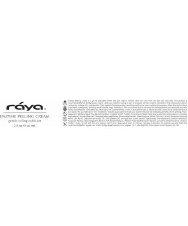 RAYA Enzyme Peeling Facial Cream - Gentle Exfoliating Treatment for Sensitive Skin | Cleanses & Improves Complexion - Shop Internationally - Buy Online on GoSupps.com