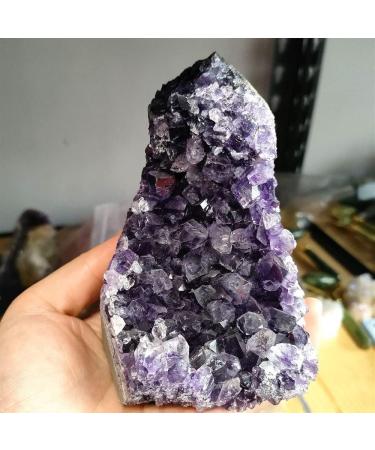 Room Decoration Home Natural Amethyst Quartz Cluster Crystal Specimen Home Decor (Size : 600-750g) - Buy Online on GoSupps.com