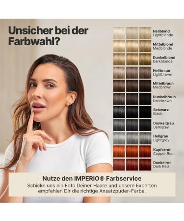 Imperio Approach Powder - Waterproof Hair Concealer for Men & Women | 4G Copper Red - Instant Coverage & Compression - Buy Online on GoSupps.com