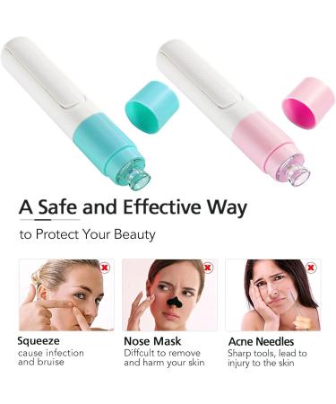 Electric Face Cleaner Pore Cleaning Mini Blackhead Remover Face Dirt Pore Cleaner Gentle Exfoliating Skin Cleaning Tools for Home Use - Green - Buy Online on GoSupps.com