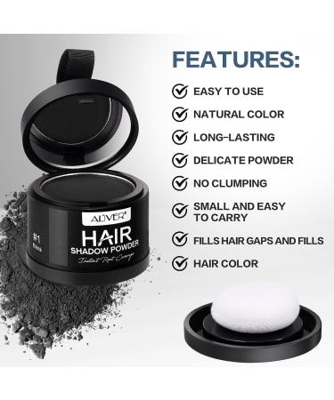 Buy Black Base Powder - 4G Waterproof Hair Powder for Thinning Hair Concealer | Instant Coverage for Men & Women - Buy Online on GoSupps.com