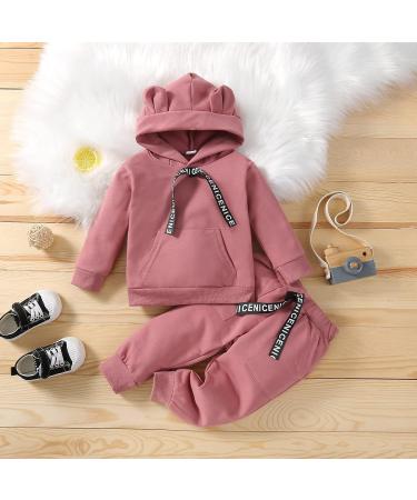 Infant Toddler Kids Long Sleeve Cute Animals Hoodie Sweatshirt - Pink 4-5T | Boys Girls 2t Clothing - Buy Online on GoSupps.com