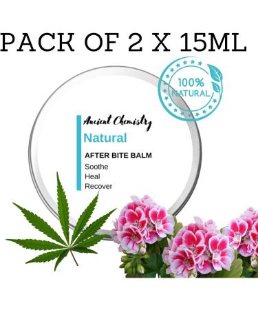Natural Mosquito Bite Relief Balm for Children | Fast Soothing Anti-Itch | Vitamin E & Essential Oil | Made in UK - 2X15ML - Buy Online on GoSupps.com