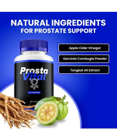 (3 Pack) ProstaVital Capsules Advanced Formula Supplements for Overall Wellness Support (180 Capsules) - Buy Online on GoSupps.com