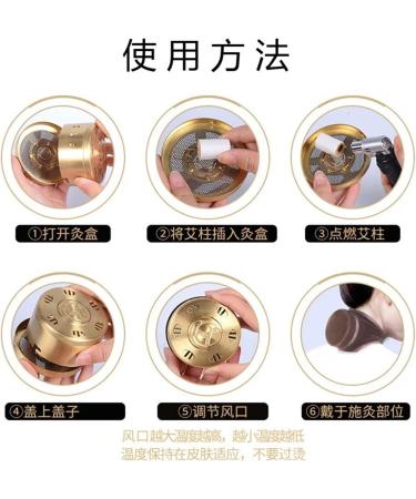 GSJNHY Moxa Rolls & Burner - 54 Pieces for Moxibustion & Meridian Health Relief | International Shipping - Buy Online on GoSupps.com