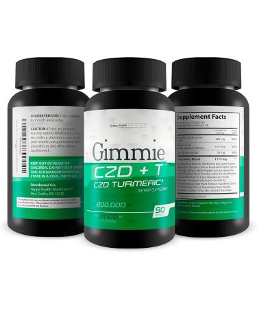 Gimmie CZD + T - Our Best CDZ Supplement Vitamin C D and Zinc Plus Magnesium Turmeric and More - High Potency Immune Support with Vitamin C & D - Our Best Immune Pills Nature Vitamin D Zinc C Best - Buy Online on GoSupps.com