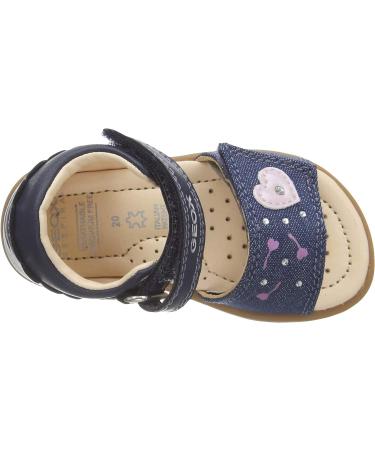 Geox Baby Girl's B Verred D Sandals - Navy (Size 5 UK Child) - Buy Online on GoSupps.com