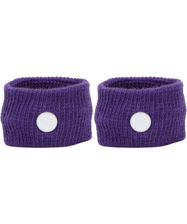 6 Pcs Nausea Relief Acupressure Wristbands - Motion Sickness Bands for Adults & Children - Purple - Buy Online on GoSupps.com
