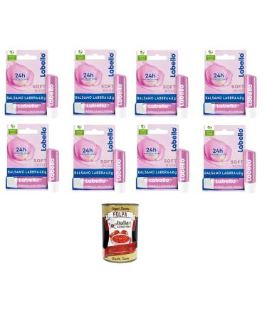 Italian Gourmet E.R. Soft Ros Tinted and Moisturizing Lip Balm with Rose Extract 8 x 4.8 g + Italian Gourmet Polpa 400 g