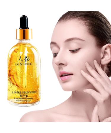 Ginseng Polypeptide Anti-aging Essence Korean Face Serum Anti Aging Moisturizing Brightening Firming For Dry And Oily Skin 100ml