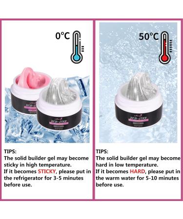 Monja Nail Thickening Solution Kit - Hard Gel for Nails with Tips, Extension & Sculpture - 3D Modeling DIY Manicure Set - Buy Online on GoSupps.com