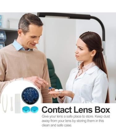 Contact Lens Container & Cases with 12 Constellation Patterns | Durable Contact Lens Dispenser Kit - Buy Online on GoSupps.com
