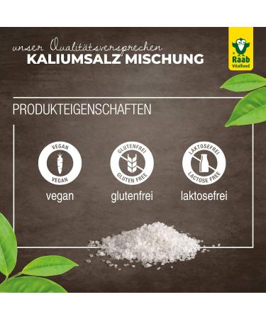 Raab Vitalfood Potassium Salt Mixture - Mineral Blend for Healthy Blood Pressure | 200g Can - International Shipping Available - Buy Online on GoSupps.com