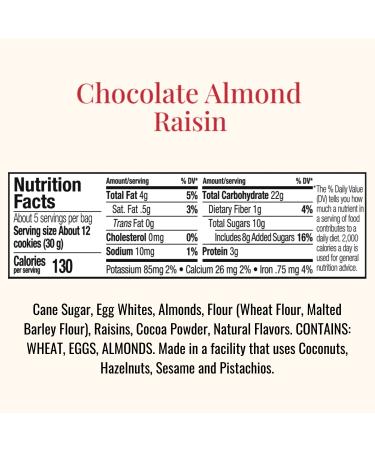 Almondina Almond Bites - Chocolate Almond Raisin 5 oz | Healthy Snack - Buy Online on GoSupps.com