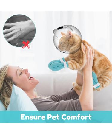 Abizarch Cat Muzzle for Grooming Breathable Bathing Cat Anti Bite Ear Muzzles Adjustable Cat Anti-Scratch Foot Cover for Bathing Shaving Pet Tools small for cat 5-10 pounds - Buy Online on GoSupps.com