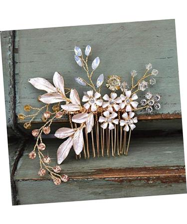 minkissy Decorative Hair Combs Wedding Hair Comb Wedding Headpiece for Bride Bridal Headpieces for Wedding Bridal Hair Comb Prom Headpiece Hair Accessory for Women Decorate Crystal Miss - Buy Online on GoSupps.com