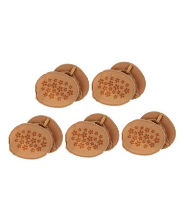Mobestech 5 Pairs High Heel Insole Forefoot Metatarsal Toe Cushion Pad Shoe Insole Shoe Inserts for Women High-Heel Insoles Metatarsal Sleeve Foot Pad Flat Insole Sponge Soft Accessories