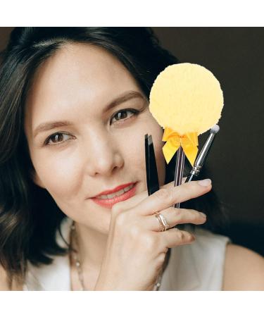 Ipetboom Lollipop Shape Multi-function Cosmetic Makeup Powder Puff with Handle and Bow for Face Infants and Adults. - Buy Online on GoSupps.com