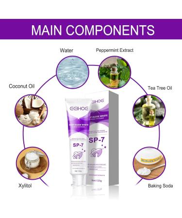 GerRit SP-7 Probiotic Whitening Toothpaste - Advanced Stain Removal Deep Cleaning and Refreshing Breath for Optimal Oral Care - Buy Online on GoSupps.com