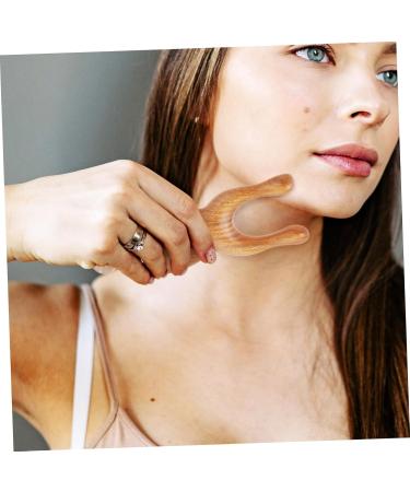 Beavorty Green Sandalwood Gua Sha & Head Massage Comb | Facial Tools & Scraping Board for Relaxation - Buy Online on GoSupps.com