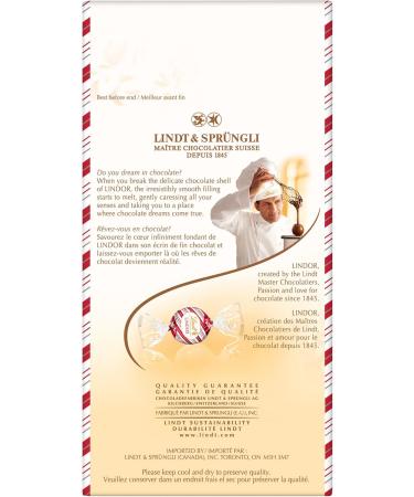Lindt LINDOR Candy Cane White Chocolate Truffles 150-Gram Bag - Buy Online on GoSupps.com