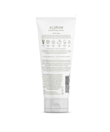 Aluram Coconut Water Smoothing Cream | Marula & Jojoba Oils | 6 Fl Oz | For Blow Drying & Curling | Clean Beauty, Sulfate & Paraben Free - Buy Online on GoSupps.com