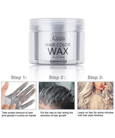 Magic Master Hair Color Wax - Gray Temporary Hair Dye for Men & Women | Perfect for Parties Festivals & Cosplay - Buy Online on GoSupps.com