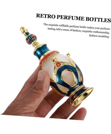 HAPINARY Perfume Bottle Essence Bottle Arabian Perfume Travel Decor Refillable Essential Oil Bottle Mermaid Party Decorations Spray Mist Bottle Vintage Victoria Miss Glass Bottle Filling 25 ml Blue - Buy Online on GoSupps.com