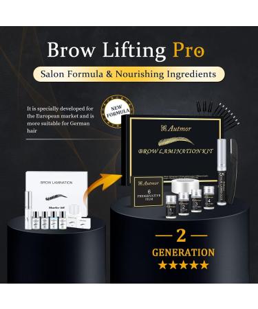 Eyebrow Laminating Set - DIY Waterproof Kit for Perfectly Shaped Brows | Salon Quality Results Lasting 6-8 Weeks - Buy Online on GoSupps.com