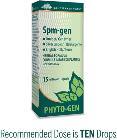 Genestra Brands - Spm-gen - Juniper Silver Linden and English Holly Herbal Supplement - 15 ml Liquid - Buy Online on GoSupps.com