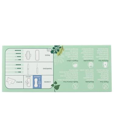 Natracare Ultra Thin Organic Cotton Panty Liner - 22 Count - Buy Online on GoSupps.com