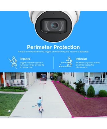 Amcrest UltraHD 4K Outdoor Security IP Turret PoE Camera - 98ft Night Vision, IP67 Weatherproof, MicroSD Recording - White - Buy Online on GoSupps.com