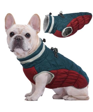 Kuoser warmth dog coat windproof dog jacket reflective dog coat for small dogs dog coat winter outside dog coat large dogs with zipper blue XS XS blue - Buy Online on GoSupps.com