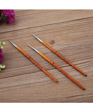 3 Piece Nail Art Brush Set - Beginner Marbling Tools for Smooth Operation | International Shipping - Buy Online on GoSupps.com