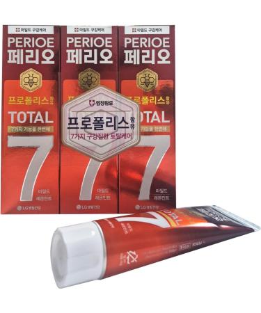 Herbal Toothpaste with Mild Lemon Mint Flavor and Propolis by Perioe 4.23 oz x 3ea (120gx3) - Buy Online on GoSupps.com