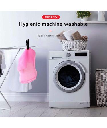 ARCH&M Exfoliating Washcloth Towel 3 Pack - Japanese & Korean Bath Scrub Sponge for Body Beauty - Back Scrubber for Shower - Red Yellow Blue - Buy Online on GoSupps.com