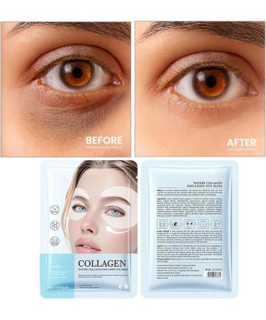 Glow Haven Eye Mask Masque Collagene Yeux Anti Cernes Glow Skincare Patch Yeux Anti Poche Cernes | Masque Visage Collagene Hydratant | Contour Yeux Femme et Homme | Soin Visage Anti Rides (5pc) - Buy Online on GoSupps.com