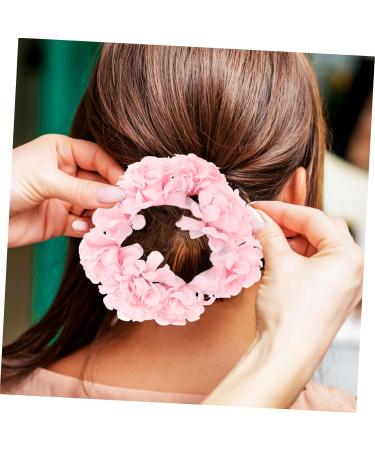 minkissy 1pc Stretch Hair Ring Hair Ribbons Hair Rope Girls Hair Tie Women Hair Tie Ponytail Holder Vacation Rose Fixed Rope - Buy Online on GoSupps.com