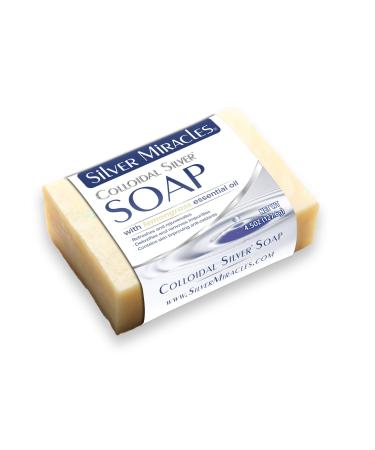 Sillver Miracles Colloidal Silver Soap With Lemon Grass Essential oil Lemon 4.5 Ounce (Pack of 1) - Buy Online on GoSupps.com
