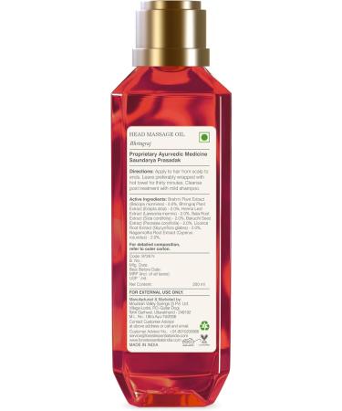 Buy Forest Essentials Bhring Raj Head Massage Oil 200ml - Ayurvedic Herbal Formula for Hair Growth & Health - International Shipping Available - Buy Online on GoSupps.com