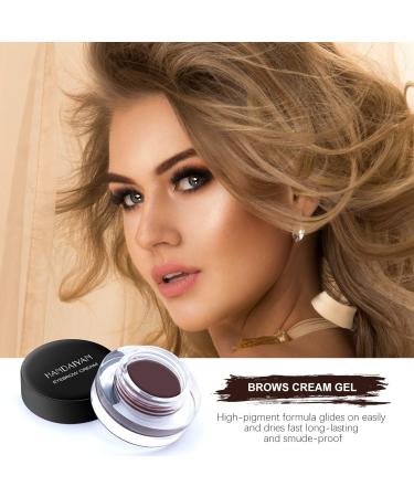 Red Waterproof Eyebrow Pomade - Long Lasting, Smudge-proof Brow Cream for Women - 3g / 0.106 Oz (#07 Red) - Buy Online on GoSupps.com