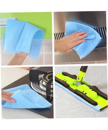 3 Rolls Kitchen Cloth 150 Sheets Disposable Dish Cloths Cleaning Cloths All Purpose Dish Cloths Non Woven Blue Cloths Wash for Kitchen Bathroom Window Glass - Buy Online on GoSupps.com