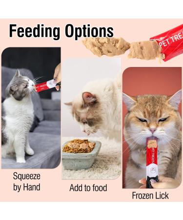 Xcdsxer Cat Treats Lickable Cat Treats Squeezable Cat Treats Nutritionally Balanced to Promote Your Cat's Healthy Growth 0.53 Ounces Each Tube 6 Tubes Tuna Salmon and Chicken Flavors (6 Mix Flavors) Mix flavors 2.5 g (Pack of 6) - Buy Online on GoSupps.com